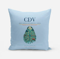 Thumbnail for Merle K. (Mudhole) Smith Airport (CDV) design on light blue pillow