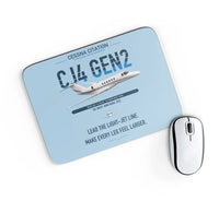 Thumbnail for Cessna Citation CJ4 Gen2 design on light blue rectangle mouse pad