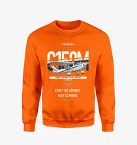 Thumbnail for Cessna 150M design on orange sweatshirt
