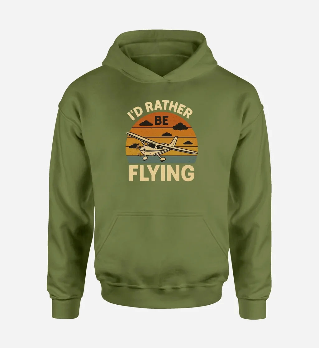 I'd Rather Be Flying Hoodie - view 5