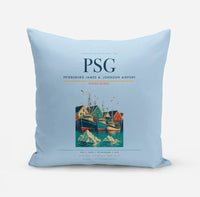 Thumbnail for Petersburg James A. Johnson Airport (PSG) design on light blue pillow