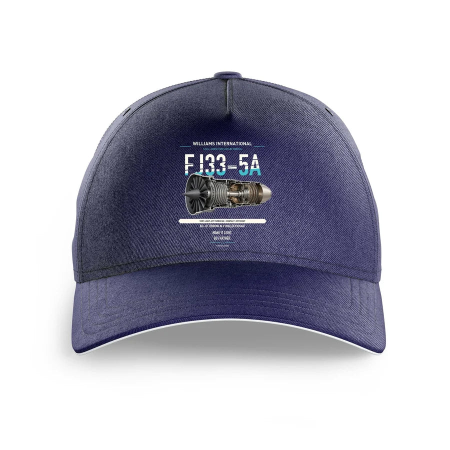 FJ33-5A design on dark blue printed hat
