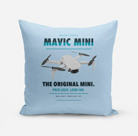 Thumbnail for DJI Mavic Mini design on light blue pillow