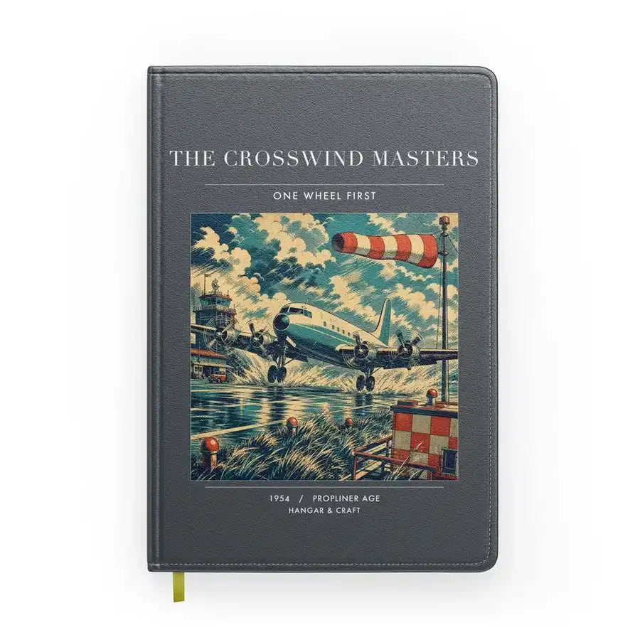 VINTAGE G4109 - The Crosswind Masters - Designed Notebooks design on gray