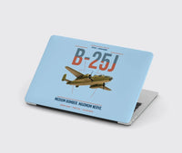 Thumbnail for B-25J Mitchell design on light blue MacBook case