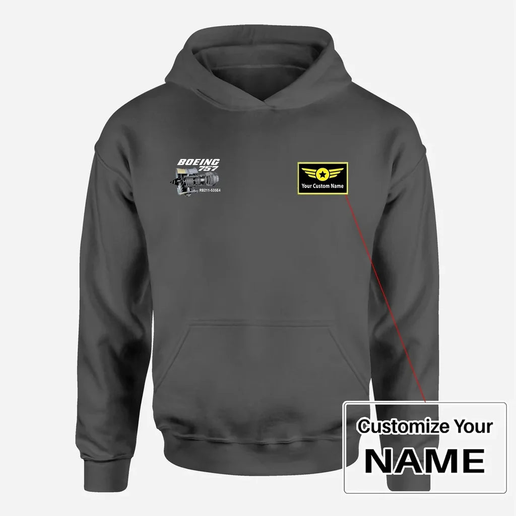 Customisable Boeing 757 Hoodie - view 5