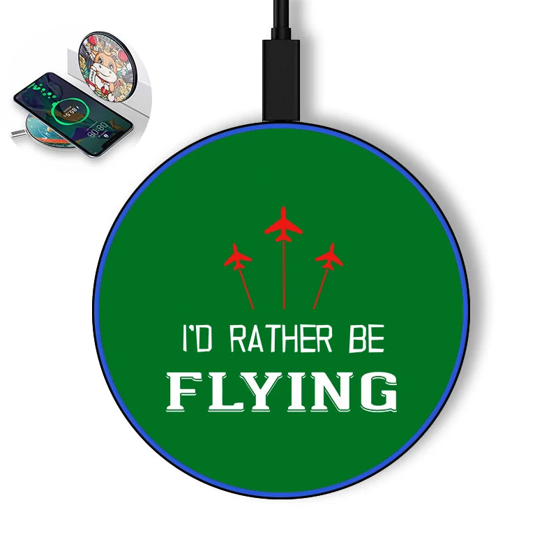 I'd Rather Be Flying Wireless Charger - view 5
