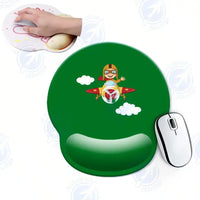 Thumbnail for Cartoon Little Boy Operating Plane Mouse Pad - view 5