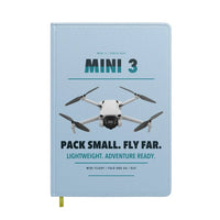 Thumbnail for DJI Mini 3 design on light blue notebook