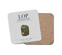 Thumbnail for Zainuddin Abdul Madjid International Airport Lombok (LOP) design on light gray 1 piece coaster