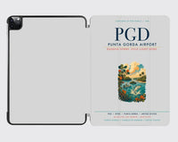 Thumbnail for Punta Gorda Airport (PGD) design on light gray ipad tablet case