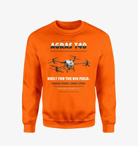 Thumbnail for DJI Agras T40 design on orange sweatshirt