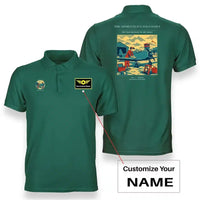 Thumbnail for VINTAGE G4427 - The Apprentice's Solo Dawn - Double-Side Polo T-Shirt design on green+name