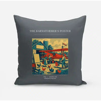 Thumbnail for VINTAGE G4165 - The Barnstormer's Poster - Designed Pillows design on gray