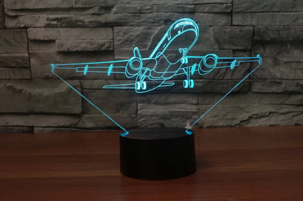 Customisable Airbus A320 3D Lamp - view 6
