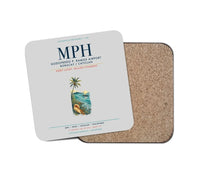 Thumbnail for Godofredo P. Ramos Airport Boracay Caticlan (MPH) design on light gray 1 piece coaster