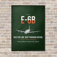 Thumbnail for E-6B Mercury vertical canvas print - framed - dark green background