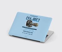 Thumbnail for CF6-80C2 design on light blue MacBook case