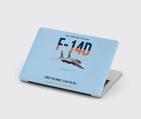 Thumbnail for F-14D Tomcat Sweep The Wings Clear The Sky design on light blue MacBook case