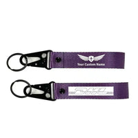Thumbnail for DHL Aviation Hawk-shaped key chain, Purple+ NAME