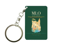 Thumbnail for Milos Airport (MLO) design on dark green key chain