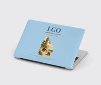 Thumbnail for Langeoog Airport (LGO) design on light blue MacBook case