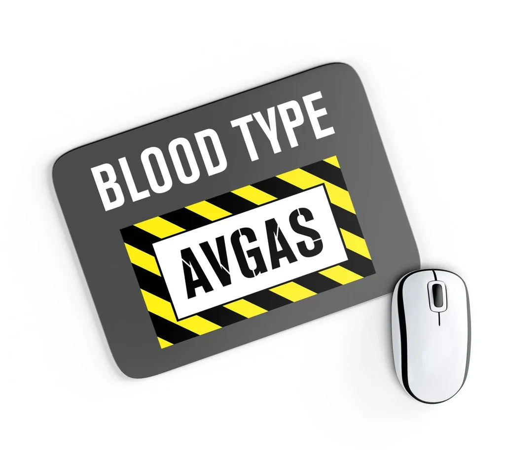 Blood Type AVGAS Mouse Pad - view 5