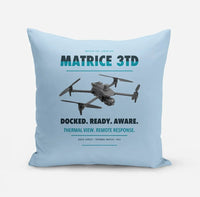Thumbnail for DJI Matrice 3TD design on light blue pillow