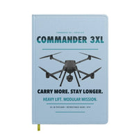 Thumbnail for Draganfly Commander 3XL design on light blue notebook