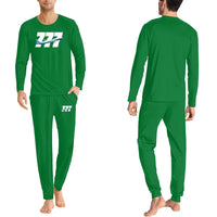Thumbnail for Super Boeing 777 men pajamas - Green