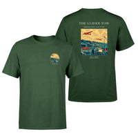 Thumbnail for VINTAGE G4249 - The Glider Tow - Double-Side T-Shirt design on darkgreen double side t shirt
