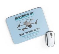 Thumbnail for DJI Matrice 4E design on light blue rectangle mouse pad