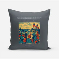 Thumbnail for VINTAGE G4418 - The Lightkeeper Rotation - Designed Pillows design on gray