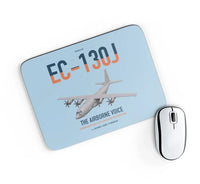 Thumbnail for EC-130J Commando Solo III design on light blue rectangle mouse pad