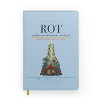 Thumbnail for Rotorua Regional Airport (ROT) design on light blue notebook