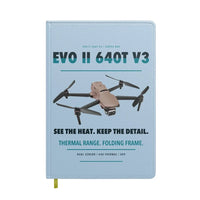 Thumbnail for Autel EVO II Dual 640T V3 design on light blue notebook
