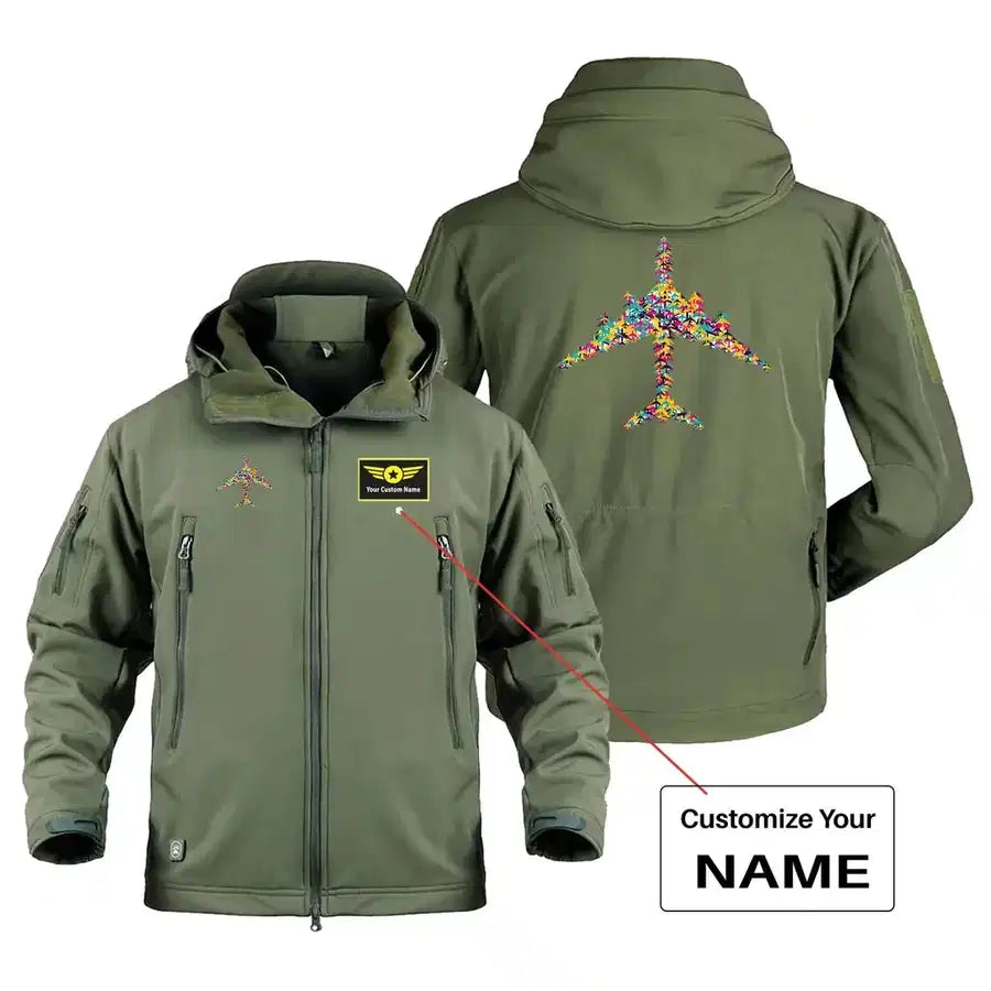 Customisable Colourful Airplane Jacket - view 5