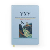 Thumbnail for Erik Nielsen Whitehorse International Airport (YXY) design on light blue notebook