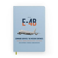Thumbnail for E-4B Nightwatch design on light blue notebook