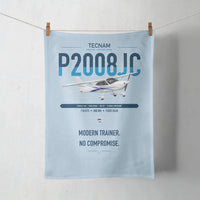 Thumbnail for Tecnam P2008JC NG design on light blue towel