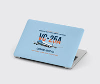 Thumbnail for VC-25A Air Force One Presidential Airlift design on light blue MacBook case