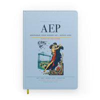 Thumbnail for Aeroparque Jorge Newbery (AEP) design on light blue notebook