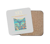 Thumbnail for Akureyri Airport AEY Coaster 1-Piece - Light Gray
