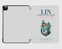 Thumbnail for Milano Linate Airport (LIN) design on light gray ipad tablet case