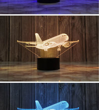 Thumbnail for Customisable Super Realistic & Detailed Airplane 3D Lamp - view 6