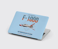 Thumbnail for F-100D Super Sabre design on light blue MacBook case