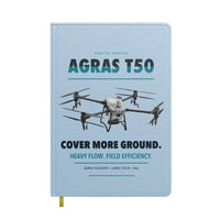 Thumbnail for DJI Agras T50 design on light blue notebook