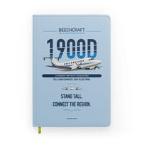 Thumbnail for Beechcraft 1900D design on light blue notebook
