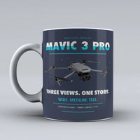 Thumbnail for Mavic 3 Pro Mug design on dark blue dji