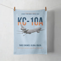 Thumbnail for KC-10A EXTENDER design on light blue towel